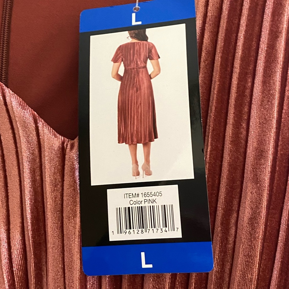 Women’s Briggs Pink Dress Large NWT - Picture 2 of 5